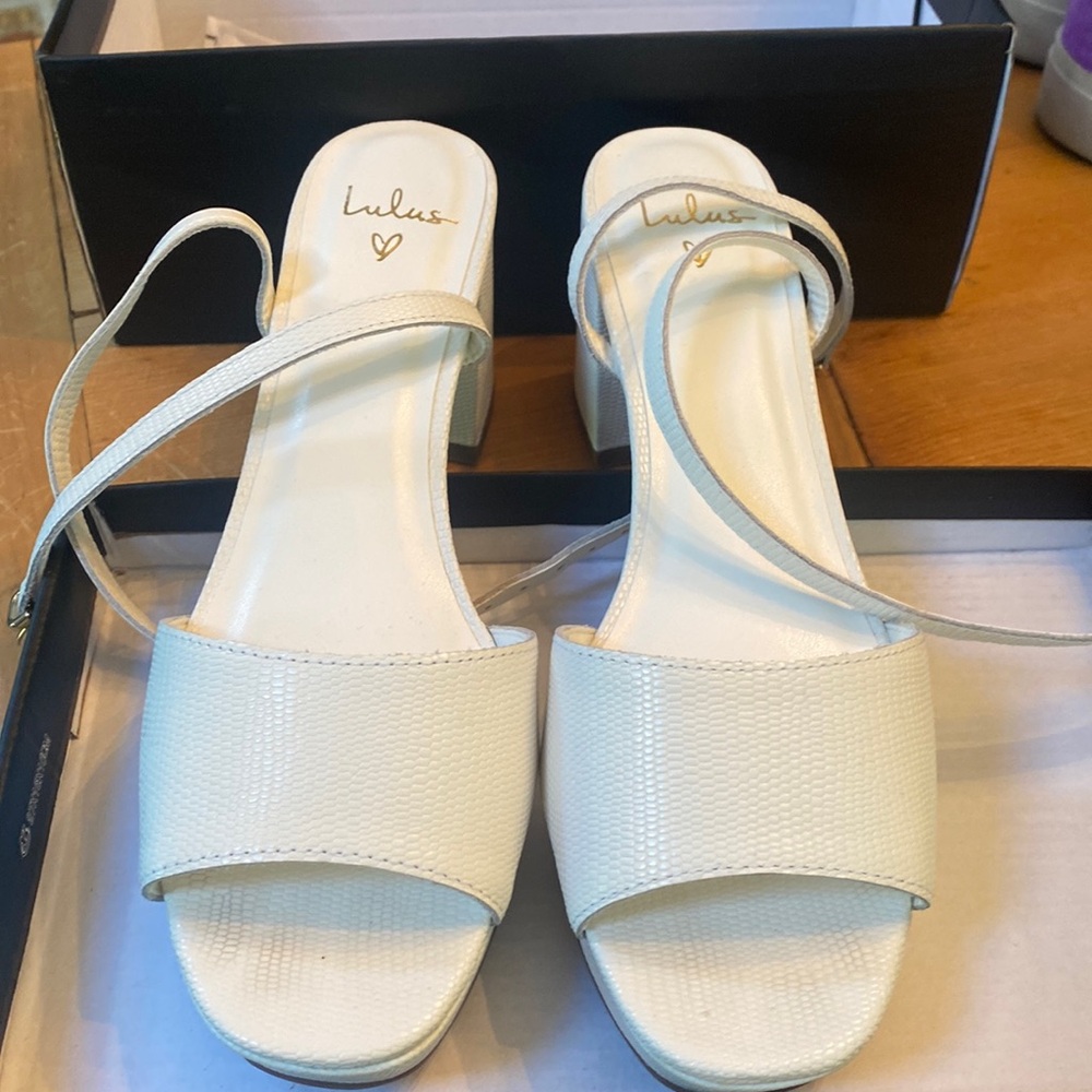 White heels
